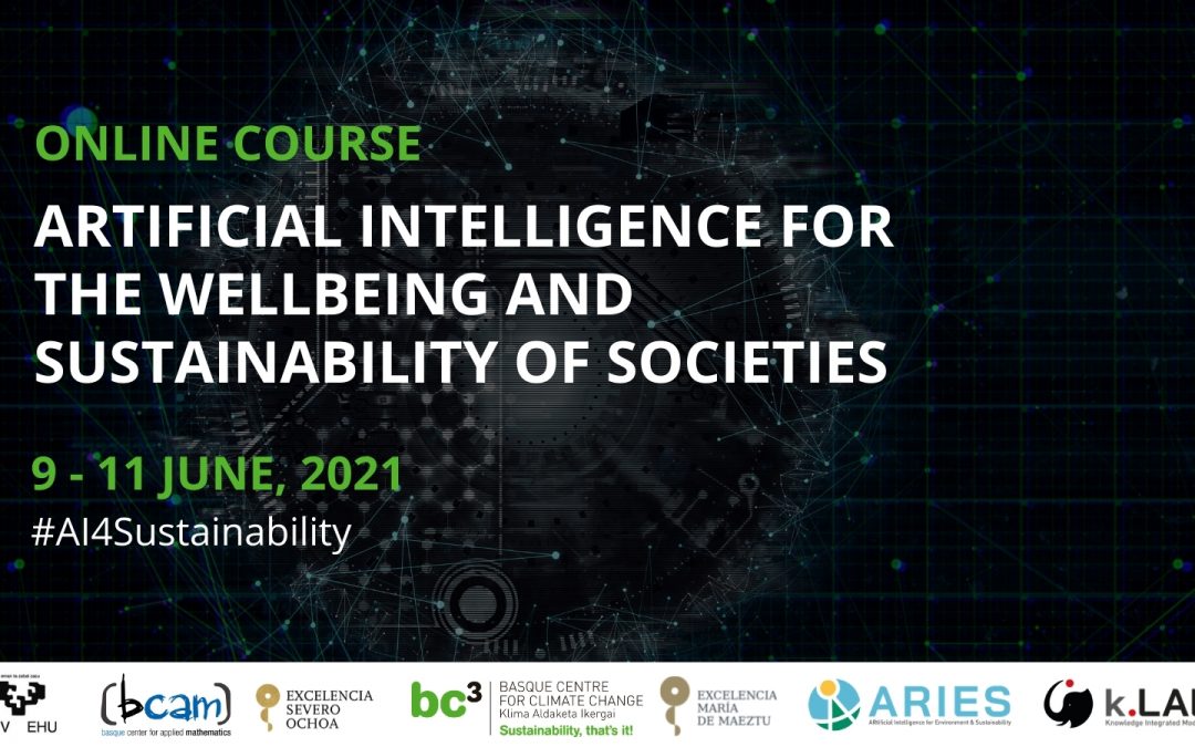 Registration for the online course on artificial intelligence for sustainability is now open!